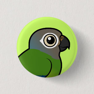 Birdorable Dusky Conure Ronde Button 3,2 Cm