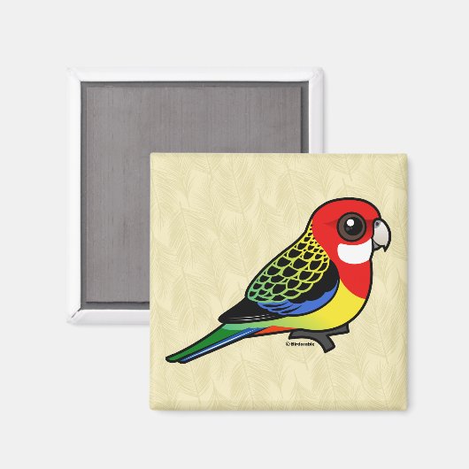 Birdorable Eastern Rosella Magneet (Voorkant / Achterkant)