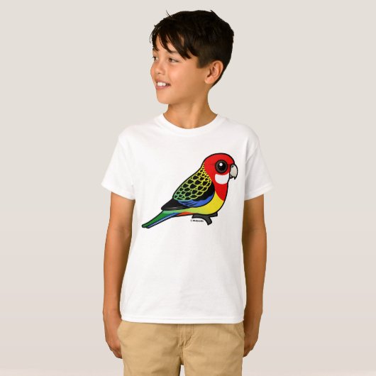 Birdorable Eastern Rosella T-shirt (Voorkant volledig)