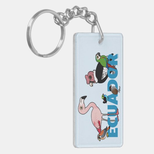 Birdorable Ecuador Sleutelhanger (Voorkant Links)