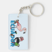 Birdorable Ecuador Sleutelhanger (achterkant)