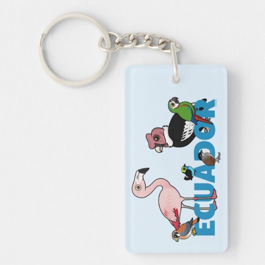 Birdorable Ecuador Sleutelhanger (Voorkant)