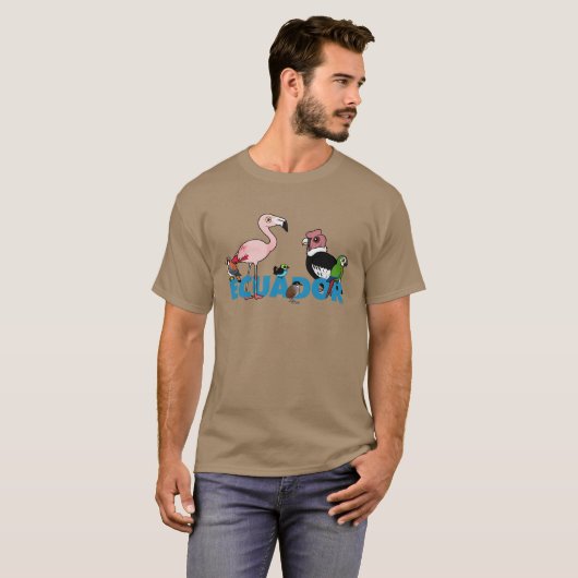 Birdorable Ecuador T-shirt (Voorkant volledig)