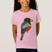 Birdorable Elegant Trogon T-shirt (Voorkant)