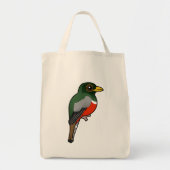Birdorable Elegant Trogon Tote Bag (Voorkant)