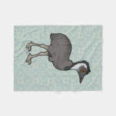 Birdorable Emu Fleece Deken (Voorkant (Horizontaal))