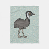 Birdorable Emu Fleece Deken (Voorkant)