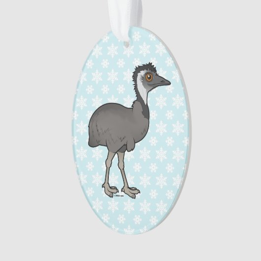 Birdorable Emu Ornament (voorkant)