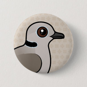 Birdorable Eurasian Collared Dove Ronde Button 5,7 Cm