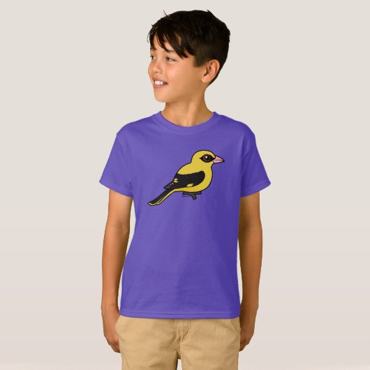 Birdorable Eurasian Golden Oriole T-shirt (Voorkant volledig)
