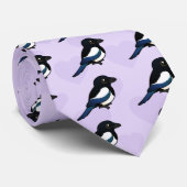 Birdorable Eurasian Magpie Stropdas (Opgerold)