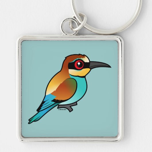 Birdorable European Bee Eater Sleutelhanger (Voorkant)