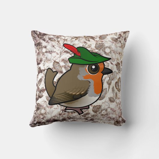 Birdorable Europese Robin Hood Kussen (Achterkant)