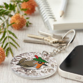 Birdorable Europese Robin Hood Sleutelhanger (Voorkant Rechts)