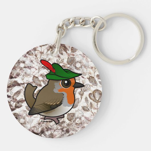 Birdorable Europese Robin Hood Sleutelhanger (Achterkant)