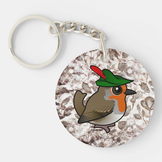 Birdorable Europese Robin Hood Sleutelhanger (Voorkant)