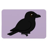 Birdorable Fish Crow Magneet (Horizontaal)