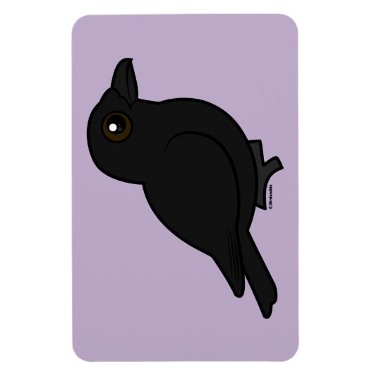 Birdorable Fish Crow Magneet (Verticaal)