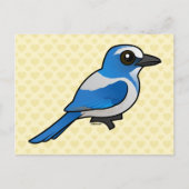 Birdorable Florida Scrub-Jay Briefkaart (Voorkant)