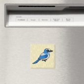 Birdorable Florida Scrub-Jay Magneet (Insitu (Vaatwasser))