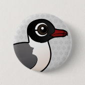 Birdorable Franklin's Gull Ronde Button 5,7 Cm (Voorkant)