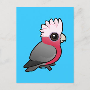Birdorable Galah Briefkaart