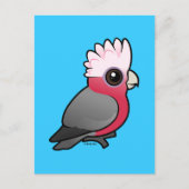 Birdorable Galah Briefkaart (Voorkant)
