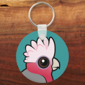 Birdorable Galah Sleutelhanger (Voorkant)
