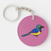 Birdorable Golden breasted Starling Sleutelhanger (Voorkant)