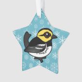 Birdorable Golden-cheeked Warbler Ornament (voorkant)
