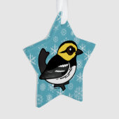 Birdorable Golden-cheeked Warbler Ornament (voorkant)