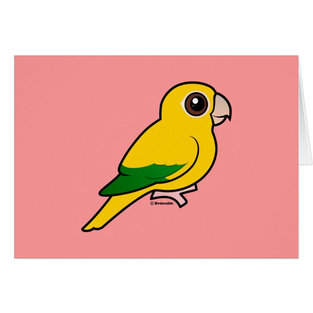 Birdorable Golden Parakeet (Voorkant Horizontaal)