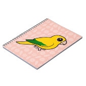 Birdorable Golden Parakeet Notitieboek (Linkerzijde)