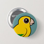 Birdorable Golden Parakeet Ronde Button 5,7 Cm (Voorkant /achterkant)