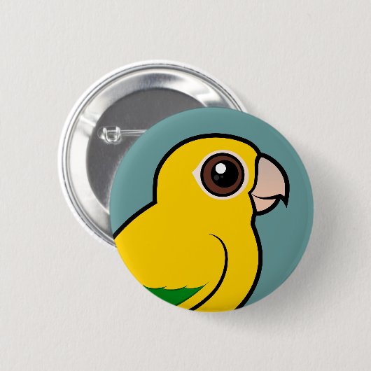 Birdorable Golden Parakeet Ronde Button 5,7 Cm (Voorkant /achterkant)