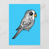 Birdorable Gray Budgie Briefkaart (Voorkant)