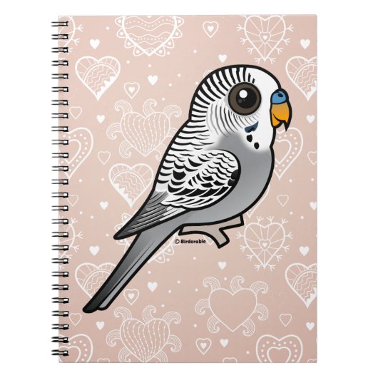Birdorable Gray Budgie Notitieboek (Voorkant)