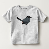 Birdorable Gray Catbird Kinder Shirts (Voorkant)