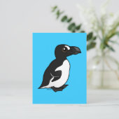 Birdorable Great Auk Briefkaart (Staand voorkant)