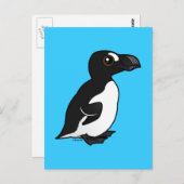 Birdorable Great Auk Briefkaart (Voorkant / Achterkant)