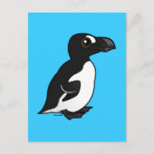 Birdorable Great Auk Briefkaart (Voorkant)
