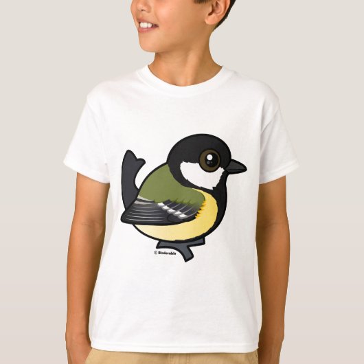 Birdorable Great Tit T-shirt (Voorkant)
