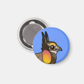 Birdorable Greater Prairie-Chicken Magneet (Voorkant / Achterkant)