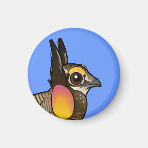 Birdorable Greater Prairie-Chicken Magneet