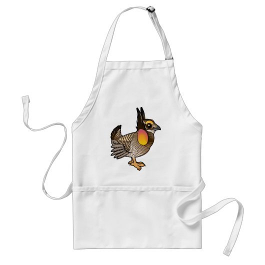 Birdorable Greater Prairie-Chicken Standaard Schort (Voorkant)