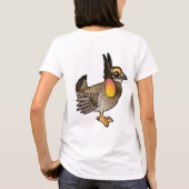 Birdorable Greater Prairie-Chicken T-shirt (Achterkant)