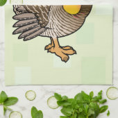 Birdorable Greater Prairie-Chicken Theedoek (Gevouwen)