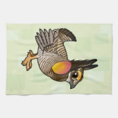 Birdorable Greater Prairie-Chicken Theedoek (Horizontaal)