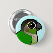Birdorable Green-cheeked Conure Ronde Button 5,7 Cm (Voorkant /achterkant)