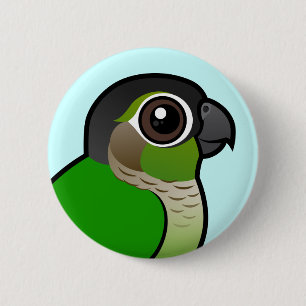 Birdorable Green-cheeked Conure Ronde Button 5,7 Cm